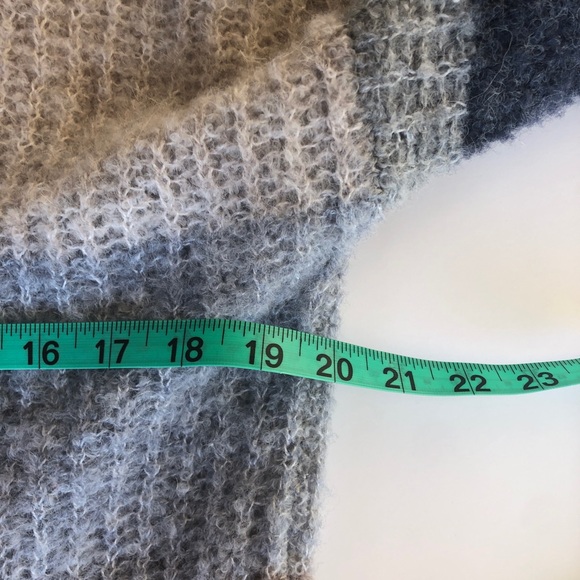 Anthro Pepin Color-block Open Front Cardigan - Picture 4 of 5